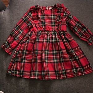 NWOT  size 2-3 Toddler flannel Christmas plaid dress